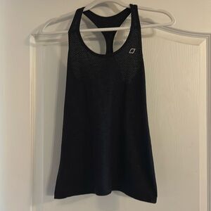 EUC WOMENS LORNA JANE MOISTURE WICKING TOP GRAY SIZE XS